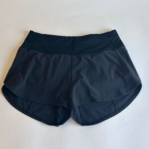 Lululemon Black  Athletic Running Shorts size 6 Tall
